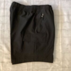 Black Shorts with Cargo Pocket